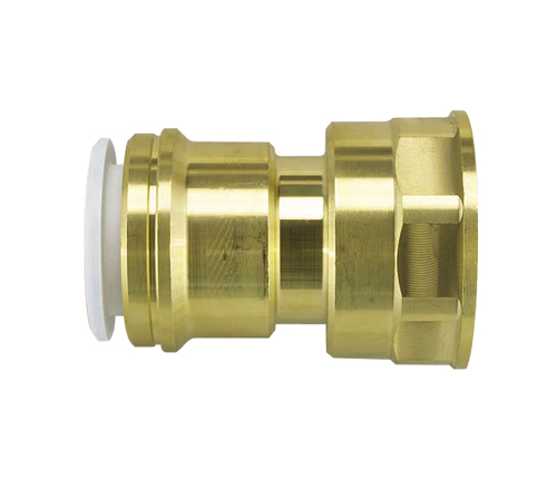 Push-fit Brass Female Cylinder Adaptor