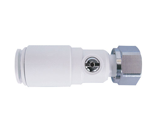 PLASTIC SERVICE VALVE WITH TAP CONNECTOR